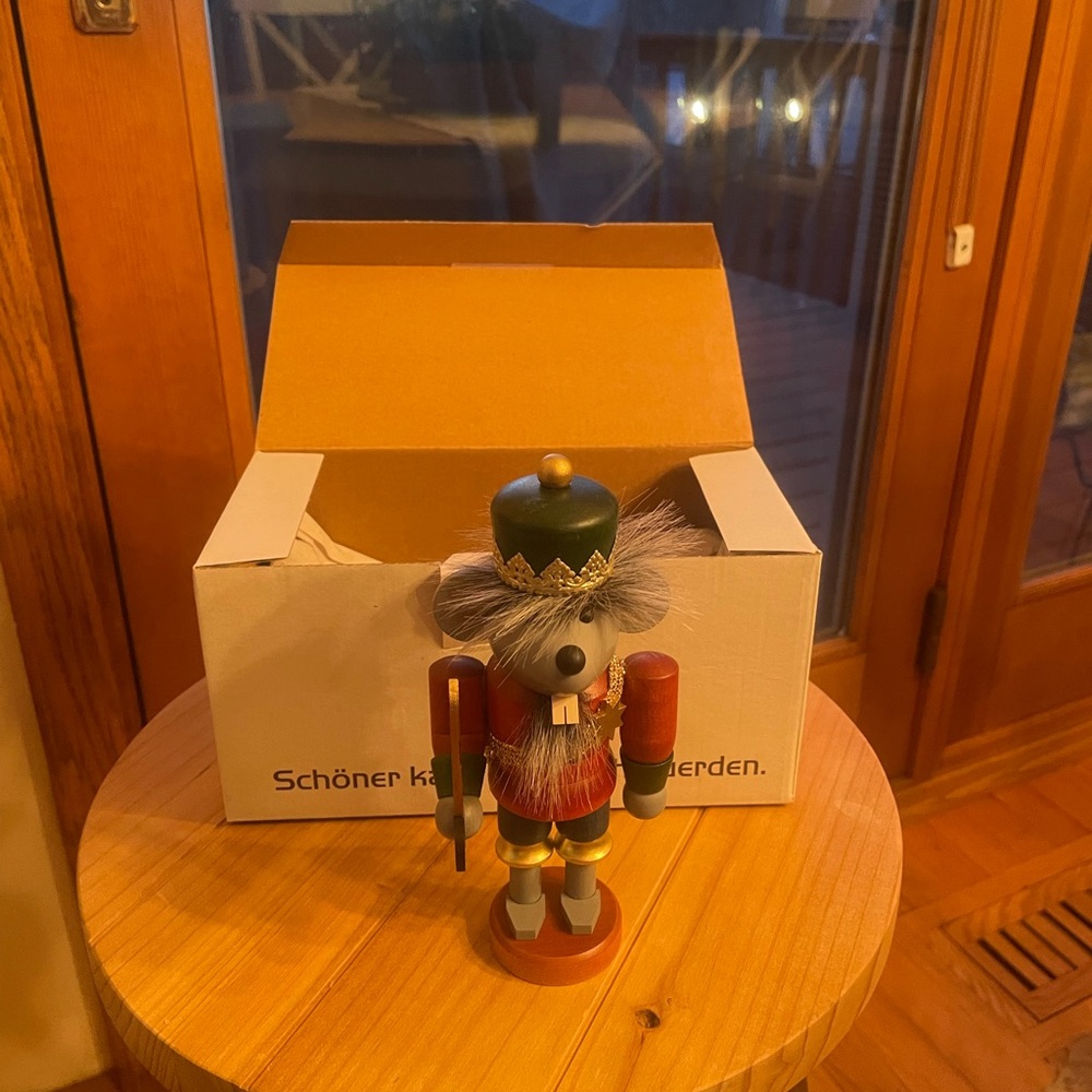 Christian Ulbricht Mouse King Nutcracker New in Box 6.5” Made in Germany
